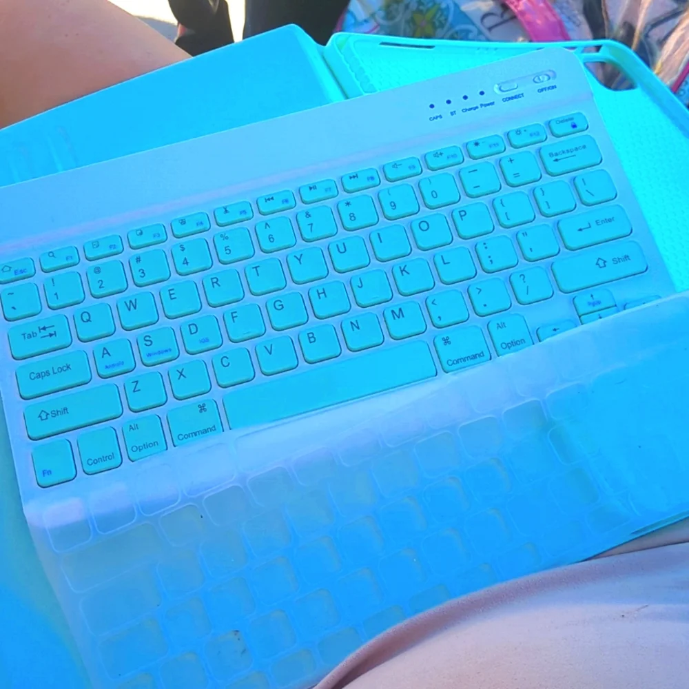 Lrufodya iPad Keyboard Case for iPad Mini 1 2 3 4 5 with Detachable Keyboard and
